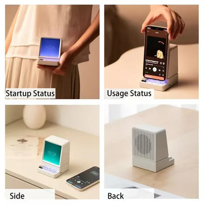 Retro Computer Shaped Bluetooth Speaker with LED Display