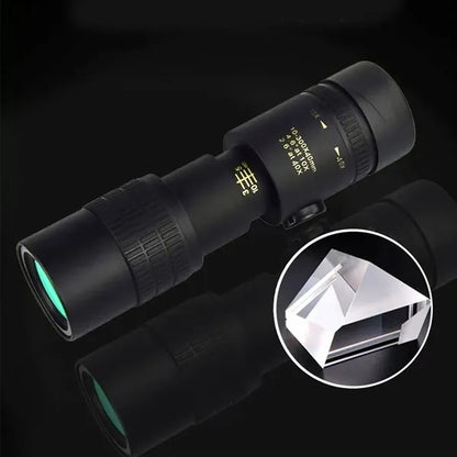 30X Zoom Mobile Phone Monocular Telescope with Clip On Mount