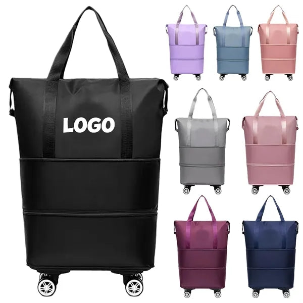 Expandable Foldable Travel Bag with Detachable Wheels