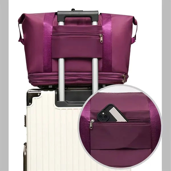 Expandable Foldable Travel Bag with Detachable Wheels