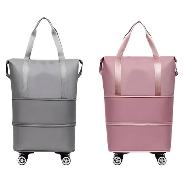 Expandable Foldable Travel Bag with Detachable Wheels