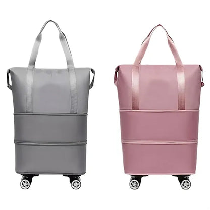 Expandable Foldable Travel Bag with Detachable Wheels