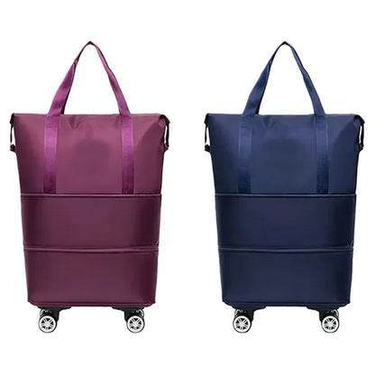 Expandable Foldable Travel Bag with Detachable Wheels