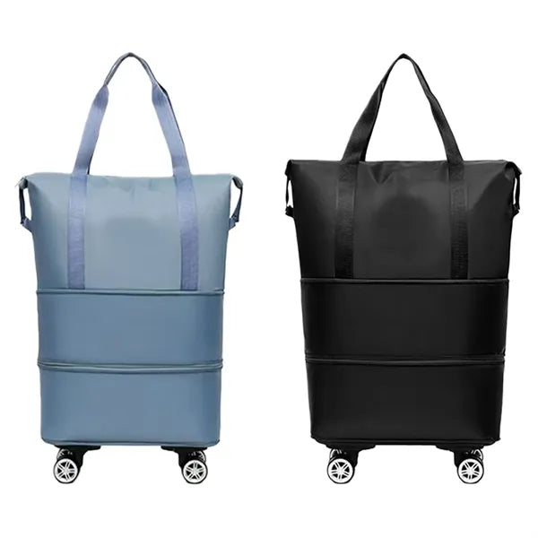 Expandable Foldable Travel Bag with Detachable Wheels