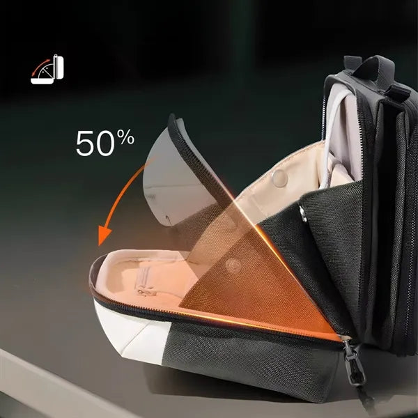 Quad Fold Tech Organizer Travel Cable Gadget Bag Portable
