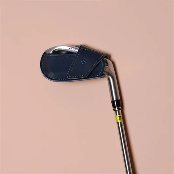 Premium PU Leather Golf Club Head Covers Protective Case