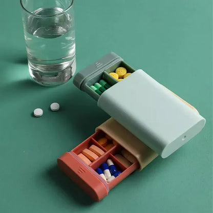 Portable Pill Case Travel Medicine Storage Organizer