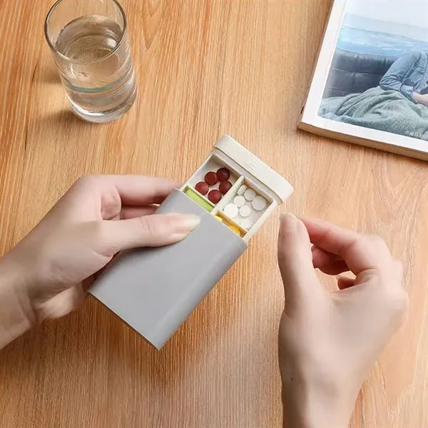 Portable Pill Case Travel Medicine Storage Organizer