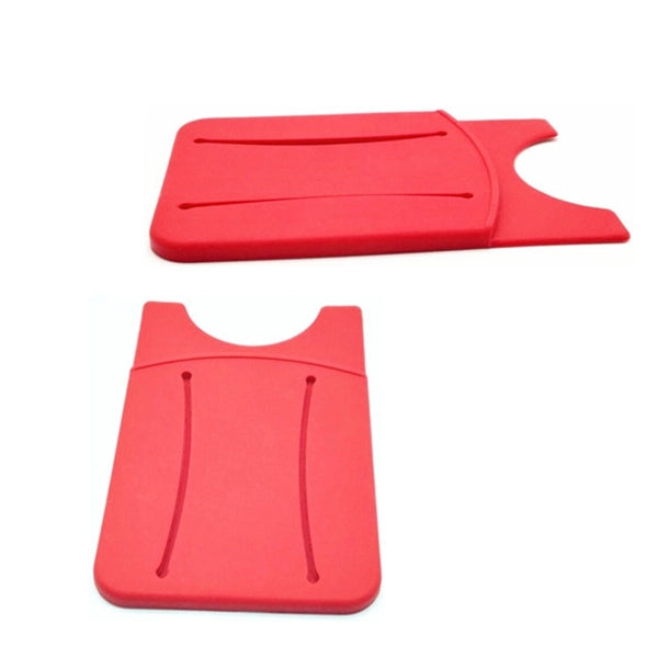 Silicone Phone Wallet w/ Finger Slot & Custom Imprint