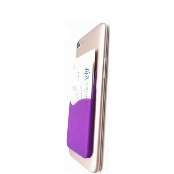 Silicone Phone Wallet with double pocket holder