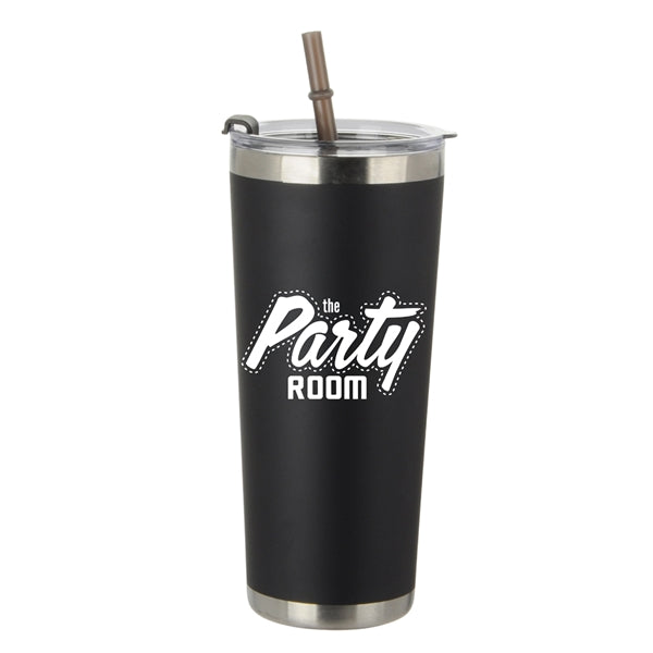 Logan 20 Oz. Stainless Tumbler Straw Bottle