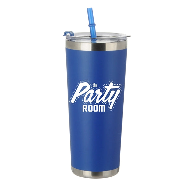 Logan 20 Oz. Stainless Tumbler Straw Bottle