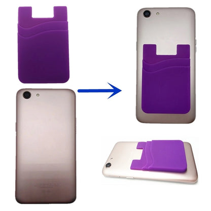Silicone Phone Wallet with double pocket holder