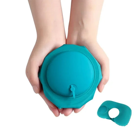 Push Inflatable U Shaped Pillow