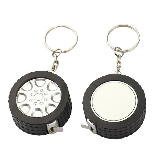 Mini Steel Tape Measure Keychain