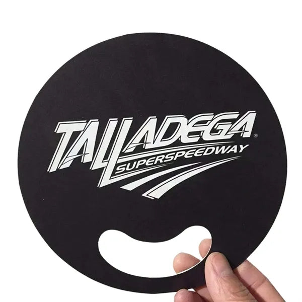 Advertising Fan With Holes