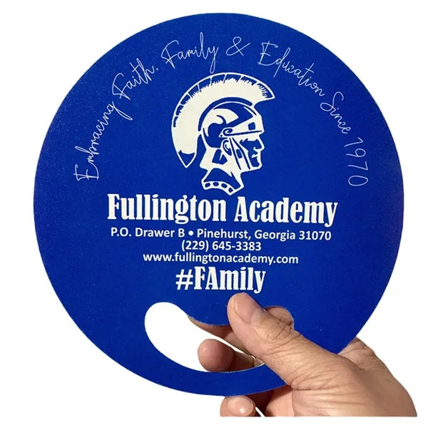 Advertising Fan With Holes