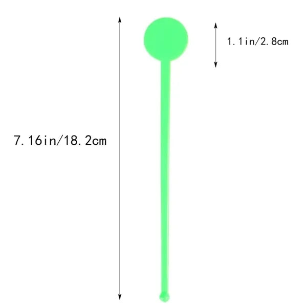 Stir Sticks With Round Top