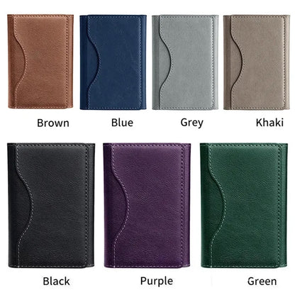 Mobile Phone Back Sticker Magnetic Leather Card Holder