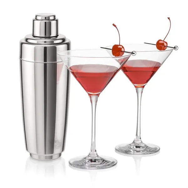Pescara Shaker & Santiago Martini Set