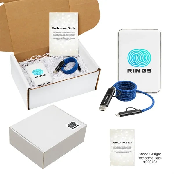 65W Quick Charge Cable & rPET Power Bank Kit