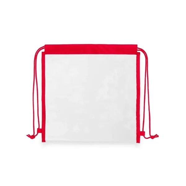 All Access Clear Stadium Drawstring Bag