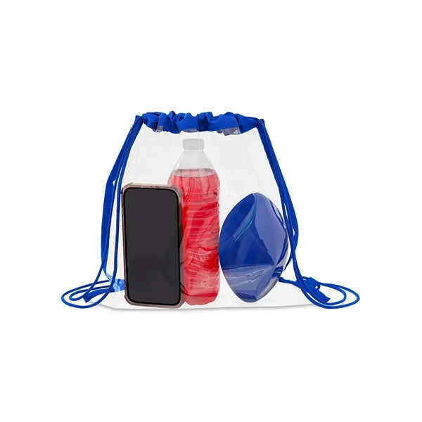 All Access Clear Stadium Drawstring Bag