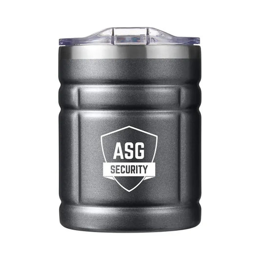 Campfire 12 oz Grid Stainless Steel Tumbler