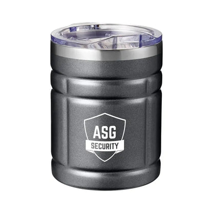 Campfire 12 oz Grid Stainless Steel Tumbler