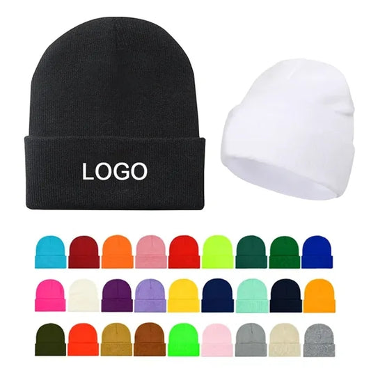 Knit Roll Cuff Beanie Cap