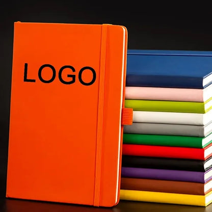 A5 PU Leather Elastic Closure Notebook w/Pen Loop Holder