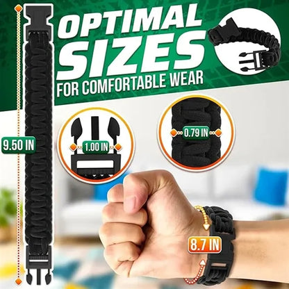 Tactical Paracord Survival Bracelet