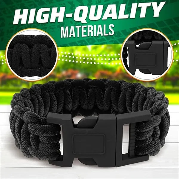Tactical Paracord Survival Bracelet