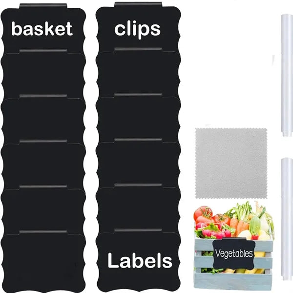 Clip-On Chalkboard Labels