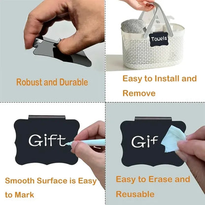 Clip-On Chalkboard Labels