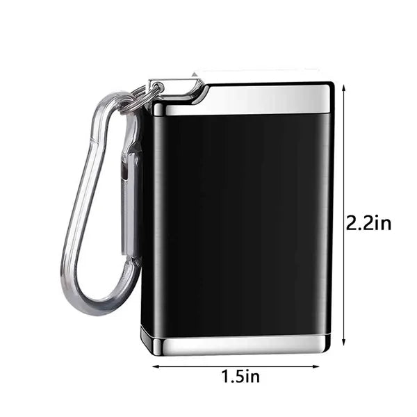 Metal Portable Ashtray with Lid