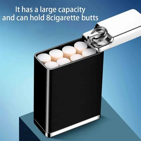 Metal Portable Ashtray with Lid