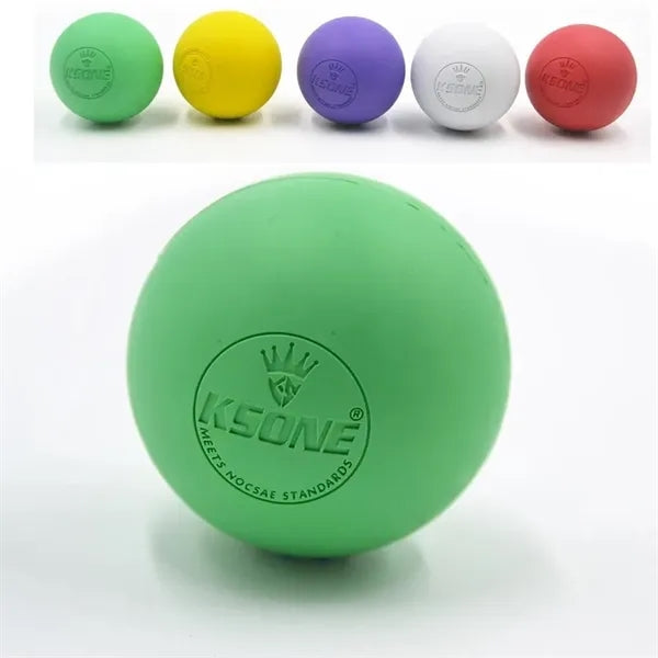 2.5in Rubber Therapy Yoga Roller Balls/Lacrosse Massager