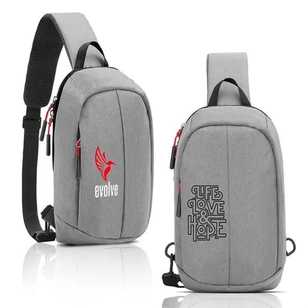 CrossBody Travel Sling Backpack (Ocean)