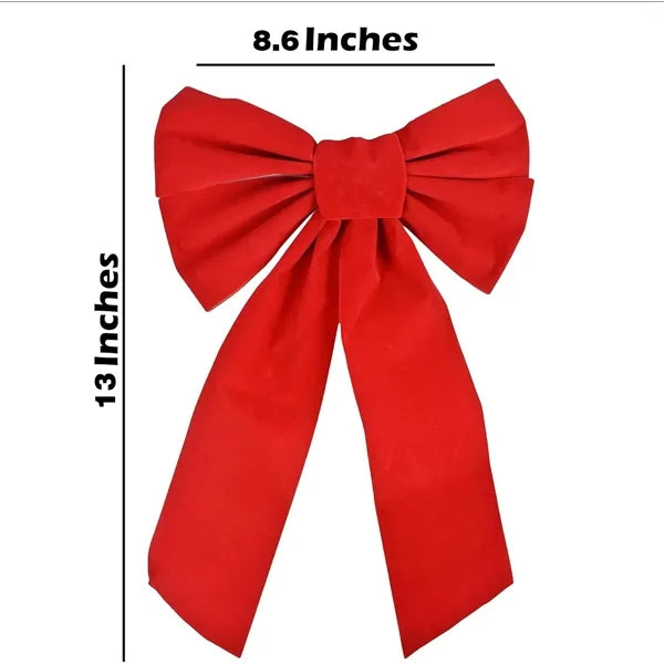 13" Classic Velvet Christmas Bow