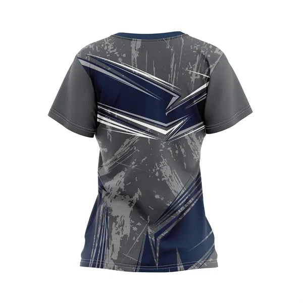 Women's Sublimation Spandex Interlock Short Sleeve T-Shirt