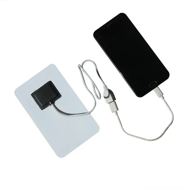 Solar outdoor mobile phone charger