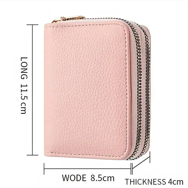 Double Zipper Women's Wallet