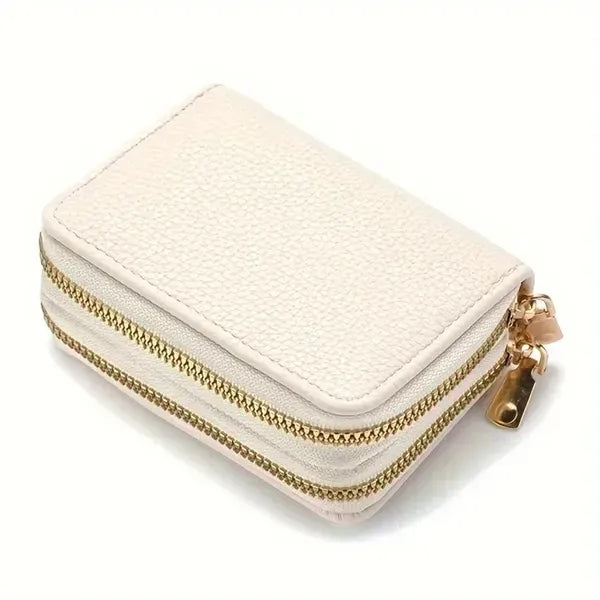 Double Zipper Women's Wallet