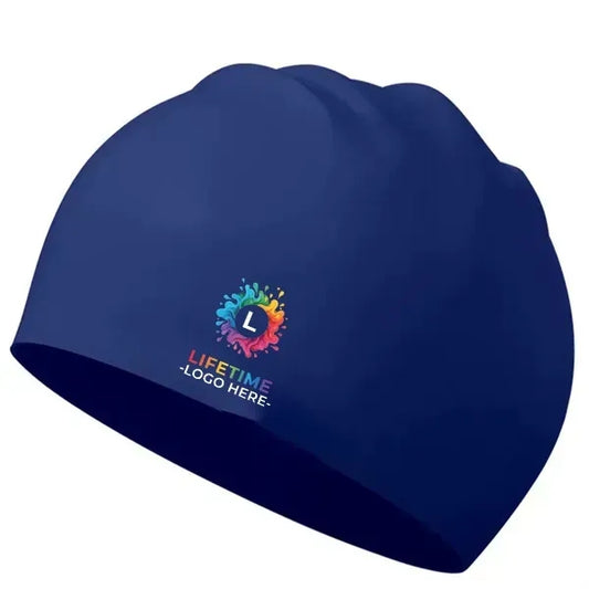 Adult silicone waterproof swimming cap
