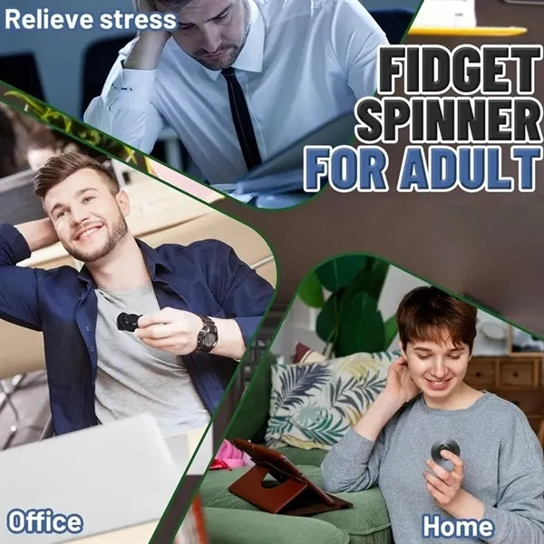 3-in-1 Alloy Fidget Spinner Toy