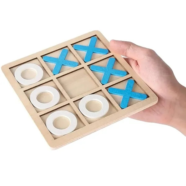 Wooden Tic Tac Toe Game Mini Board Game