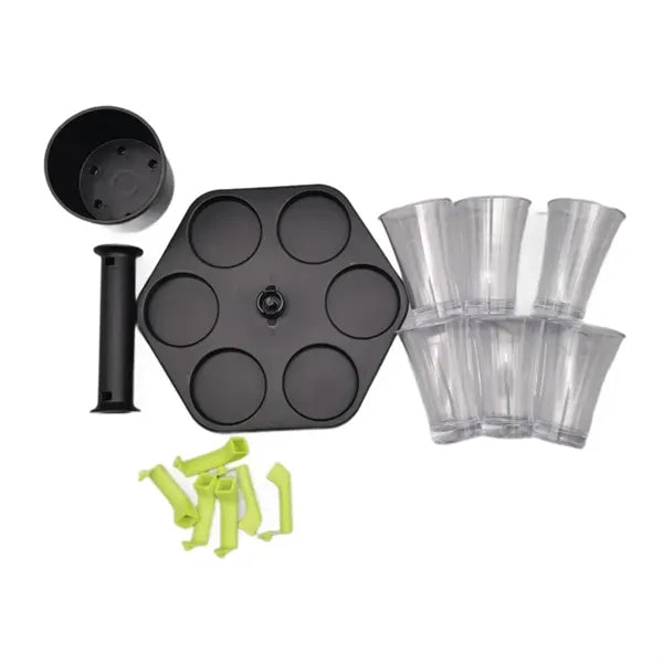 Creative 6 Shot Glass Dispenser and Holder