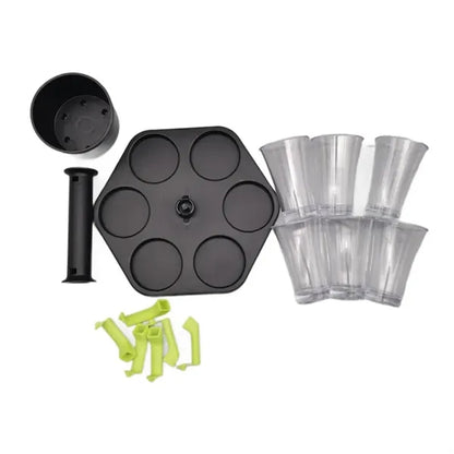 Creative 6 Shot Glass Dispenser and Holder