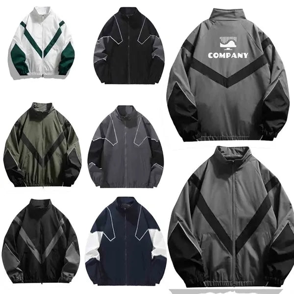 Sports Casual Men's Jacket with Reflective